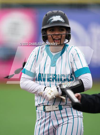 Thumbnail 2 in Pasadena Memorial vs Klein Cain (NFCA Texas Leadoff Classic) photogallery.