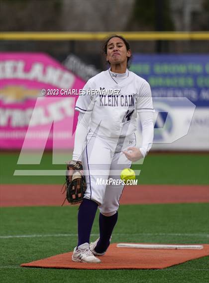 Thumbnail 3 in Pasadena Memorial vs Klein Cain (NFCA Texas Leadoff Classic) photogallery.