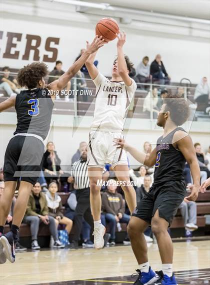 Thumbnail 3 in Saint Francis v Newark Memorial (Joe Schram Holiday Tournament) photogallery.
