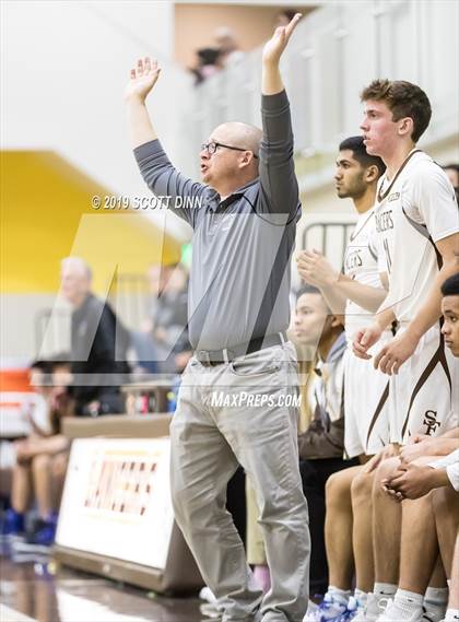 Thumbnail 1 in Saint Francis v Newark Memorial (Joe Schram Holiday Tournament) photogallery.