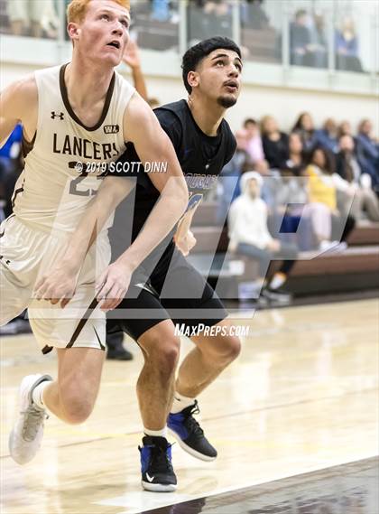 Thumbnail 2 in Saint Francis v Newark Memorial (Joe Schram Holiday Tournament) photogallery.
