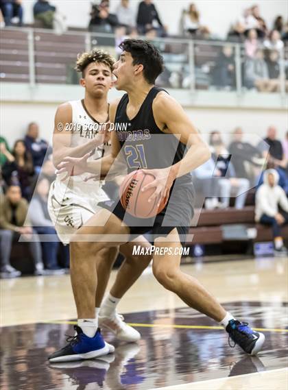 Thumbnail 2 in Saint Francis v Newark Memorial (Joe Schram Holiday Tournament) photogallery.