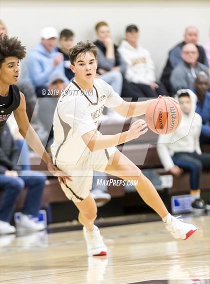 Thumbnail 1 in Saint Francis v Newark Memorial (Joe Schram Holiday Tournament) photogallery.