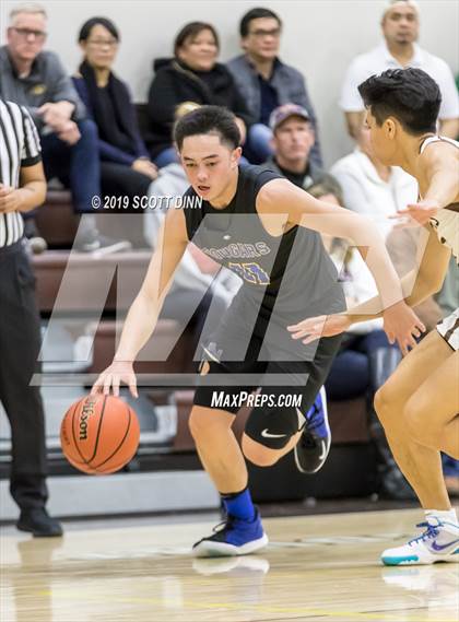 Thumbnail 2 in Saint Francis v Newark Memorial (Joe Schram Holiday Tournament) photogallery.