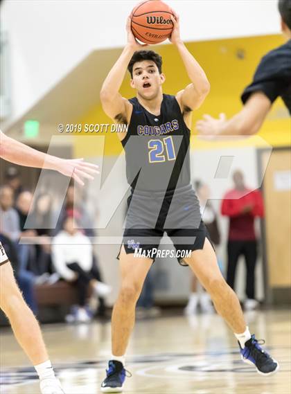 Thumbnail 2 in Saint Francis v Newark Memorial (Joe Schram Holiday Tournament) photogallery.