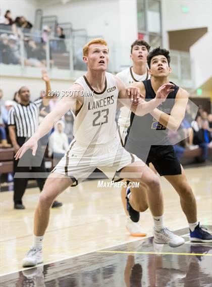 Thumbnail 1 in Saint Francis v Newark Memorial (Joe Schram Holiday Tournament) photogallery.