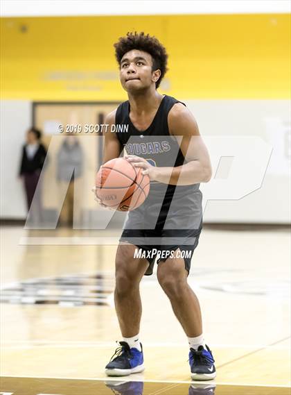 Thumbnail 2 in Saint Francis v Newark Memorial (Joe Schram Holiday Tournament) photogallery.