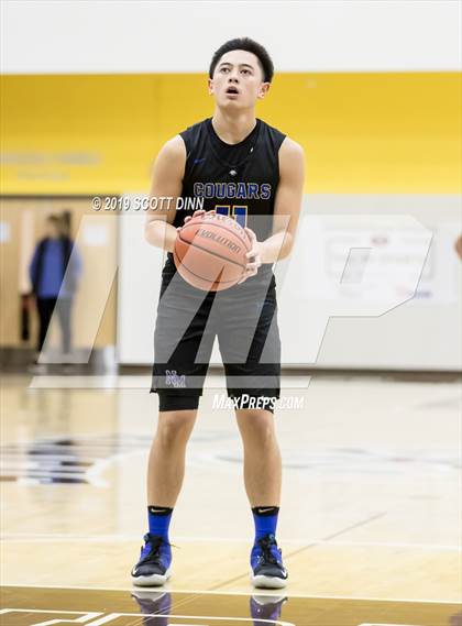 Thumbnail 2 in Saint Francis v Newark Memorial (Joe Schram Holiday Tournament) photogallery.