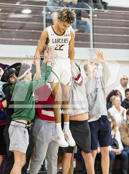 Thumbnail 2 in Saint Francis v Newark Memorial (Joe Schram Holiday Tournament) photogallery.