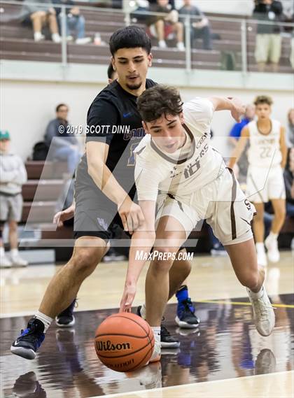 Thumbnail 3 in Saint Francis v Newark Memorial (Joe Schram Holiday Tournament) photogallery.