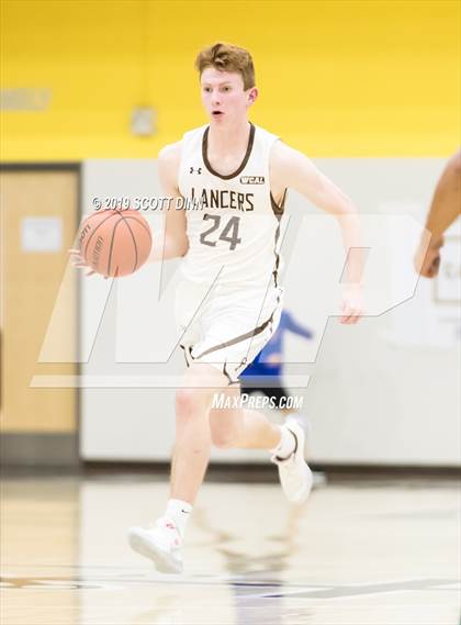 Thumbnail 2 in Saint Francis v Newark Memorial (Joe Schram Holiday Tournament) photogallery.