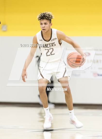 Thumbnail 1 in Saint Francis v Newark Memorial (Joe Schram Holiday Tournament) photogallery.