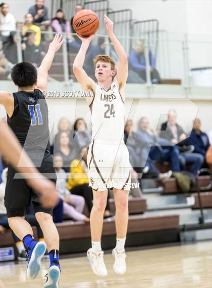 Thumbnail 3 in Saint Francis v Newark Memorial (Joe Schram Holiday Tournament) photogallery.
