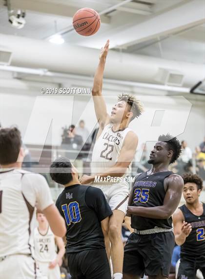 Thumbnail 2 in Saint Francis v Newark Memorial (Joe Schram Holiday Tournament) photogallery.