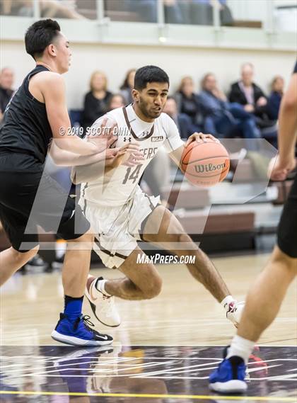 Thumbnail 1 in Saint Francis v Newark Memorial (Joe Schram Holiday Tournament) photogallery.