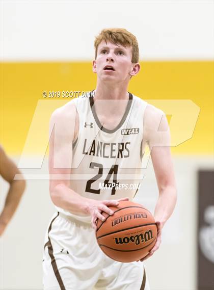 Thumbnail 3 in Saint Francis v Newark Memorial (Joe Schram Holiday Tournament) photogallery.