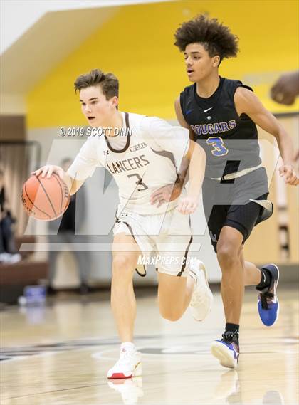 Thumbnail 1 in Saint Francis v Newark Memorial (Joe Schram Holiday Tournament) photogallery.