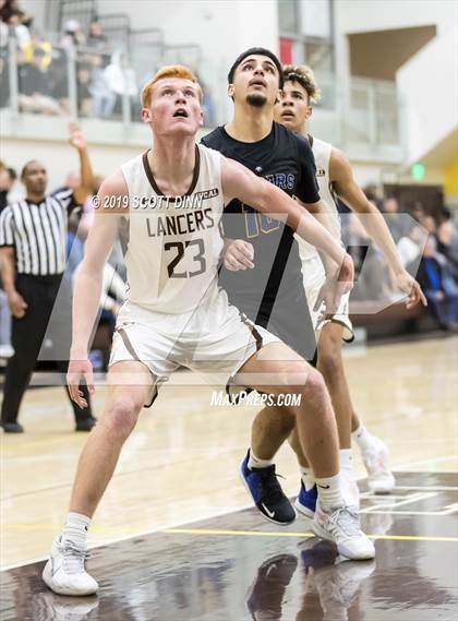 Thumbnail 3 in Saint Francis v Newark Memorial (Joe Schram Holiday Tournament) photogallery.