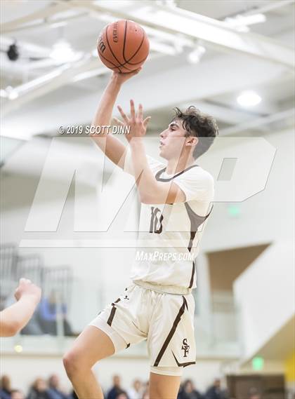 Thumbnail 1 in Saint Francis v Newark Memorial (Joe Schram Holiday Tournament) photogallery.