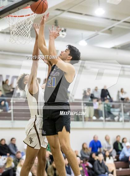 Thumbnail 1 in Saint Francis v Newark Memorial (Joe Schram Holiday Tournament) photogallery.
