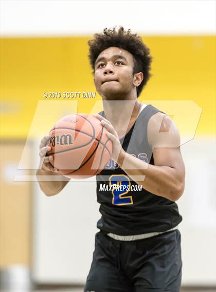 Thumbnail 3 in Saint Francis v Newark Memorial (Joe Schram Holiday Tournament) photogallery.