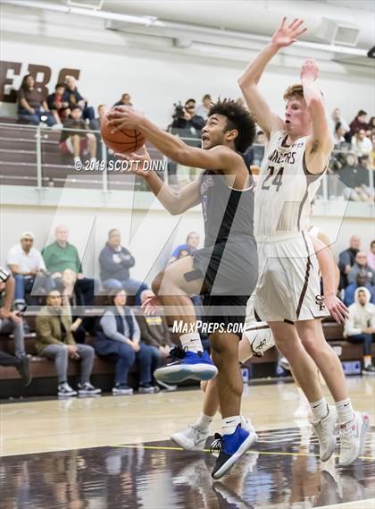 Thumbnail 3 in Saint Francis v Newark Memorial (Joe Schram Holiday Tournament) photogallery.
