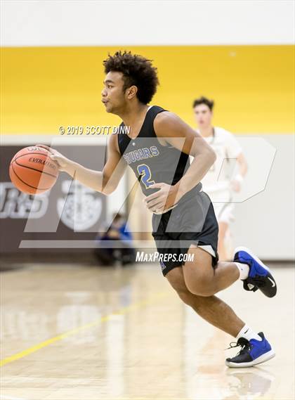 Thumbnail 2 in Saint Francis v Newark Memorial (Joe Schram Holiday Tournament) photogallery.