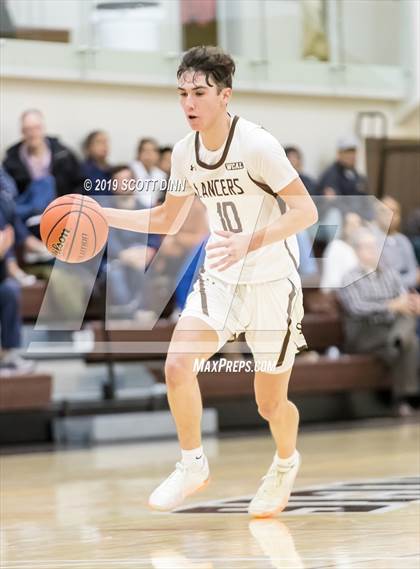 Thumbnail 2 in Saint Francis v Newark Memorial (Joe Schram Holiday Tournament) photogallery.