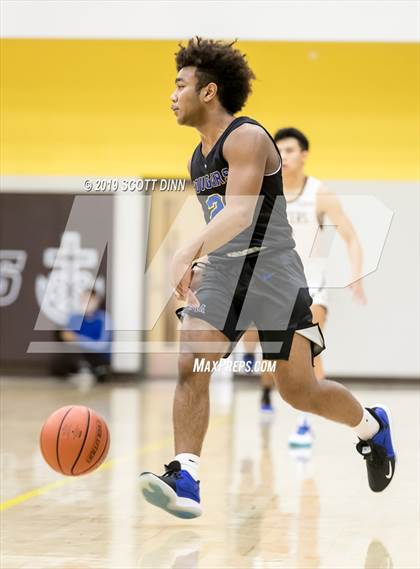 Thumbnail 2 in Saint Francis v Newark Memorial (Joe Schram Holiday Tournament) photogallery.