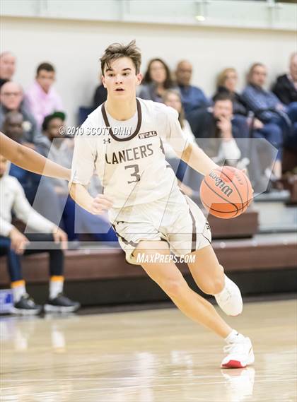 Thumbnail 2 in Saint Francis v Newark Memorial (Joe Schram Holiday Tournament) photogallery.