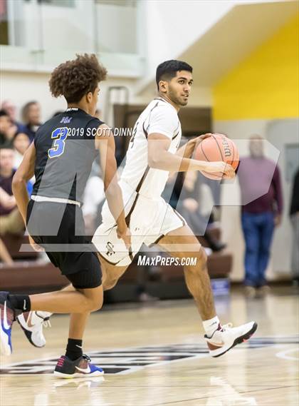 Thumbnail 2 in Saint Francis v Newark Memorial (Joe Schram Holiday Tournament) photogallery.
