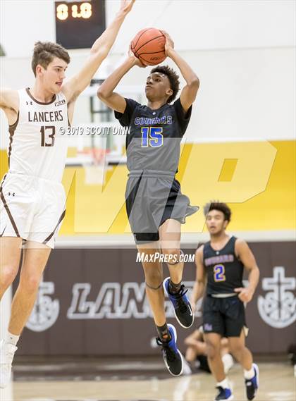 Thumbnail 1 in Saint Francis v Newark Memorial (Joe Schram Holiday Tournament) photogallery.