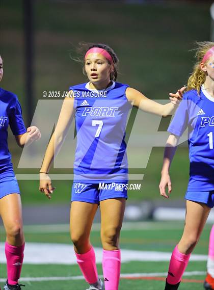 Thumbnail 1 in Plainview-Old Bethpage JFK @ Port Washington (NYSPHSAA Section 8 Class A Quarterfinal) photogallery.