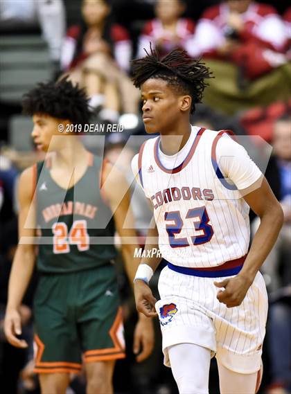 Thumbnail 3 in Morgan Park vs. Curie (CPS Tournament Championship) photogallery.