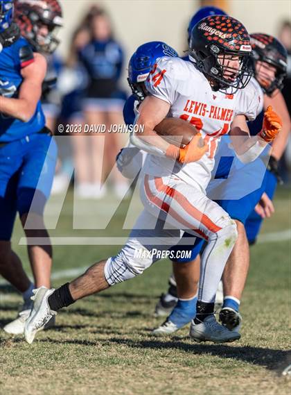 Thumbnail 3 in Lewis-Palmer @ Resurrection Christian (CHSAA 3A Round 1) photogallery.
