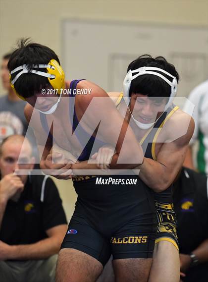 Thumbnail 2 in The Woodlands Invitational Wrestling Tournament - Day 1 photogallery.