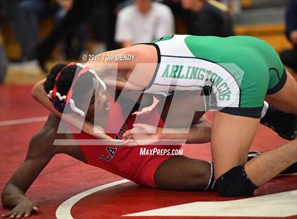 Thumbnail 1 in The Woodlands Invitational Wrestling Tournament - Day 1 photogallery.