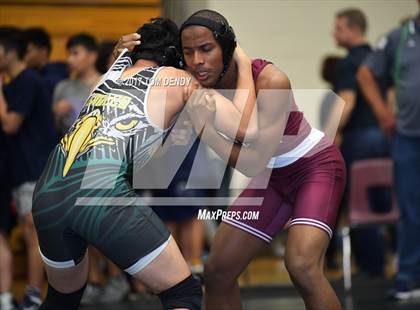 Thumbnail 1 in The Woodlands Invitational Wrestling Tournament - Day 1 photogallery.