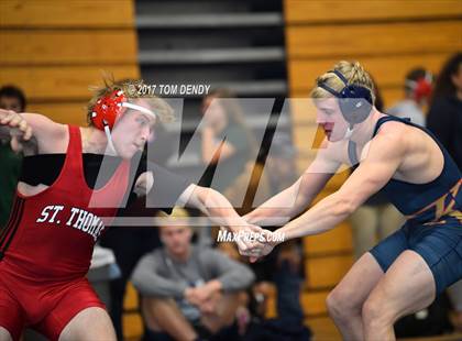 Thumbnail 1 in The Woodlands Invitational Wrestling Tournament - Day 1 photogallery.