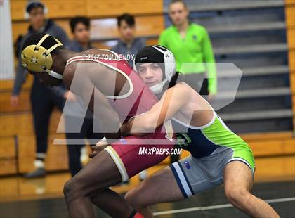 Thumbnail 1 in The Woodlands Invitational Wrestling Tournament - Day 1 photogallery.