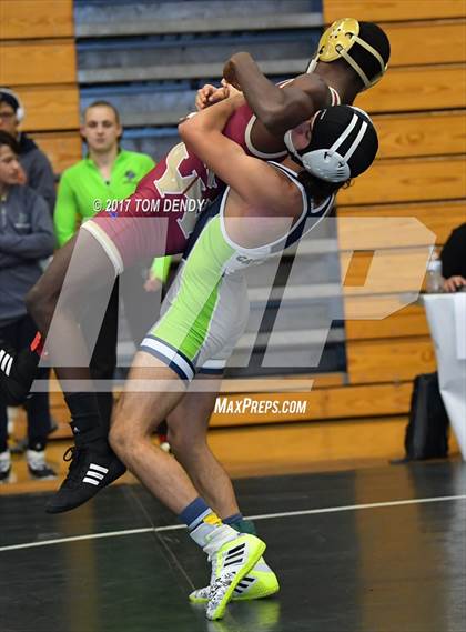 Thumbnail 3 in The Woodlands Invitational Wrestling Tournament - Day 1 photogallery.