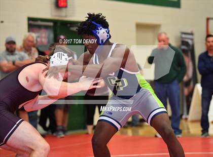 Thumbnail 1 in The Woodlands Invitational Wrestling Tournament - Day 1 photogallery.