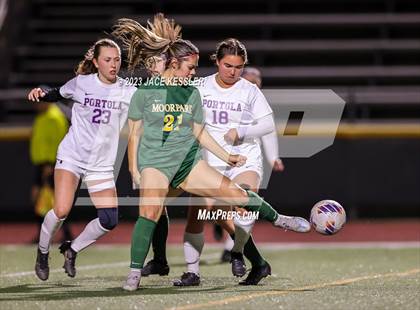 Thumbnail 2 in Portola vs. Moorpark (CIF-SS Div-3 semifinal) photogallery.