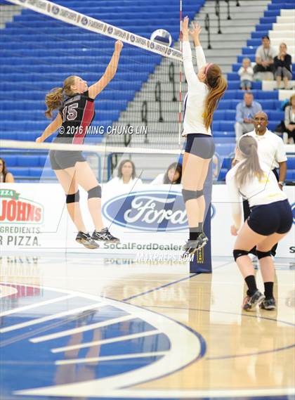 Thumbnail 3 in Hillcrest Christian vs. Lake Arrowhead Christian (CIF SS D10 Final) photogallery.