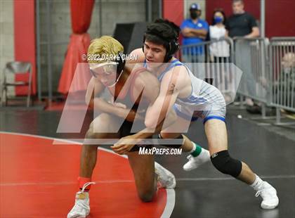 Thumbnail 1 in Alta Loma vs Patriot & Claremont (CIF Southern Section Wrestling Championships) photogallery.
