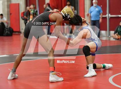 Thumbnail 3 in Alta Loma vs Patriot & Claremont (CIF Southern Section Wrestling Championships) photogallery.