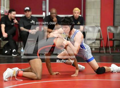 Thumbnail 3 in Alta Loma vs Patriot & Claremont (CIF Southern Section Wrestling Championships) photogallery.