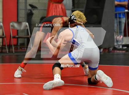 Thumbnail 1 in Alta Loma vs Patriot & Claremont (CIF Southern Section Wrestling Championships) photogallery.