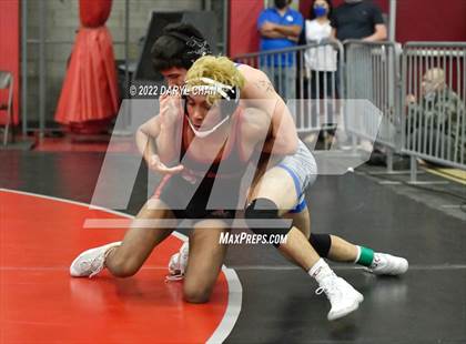 Thumbnail 2 in Alta Loma vs Patriot & Claremont (CIF Southern Section Wrestling Championships) photogallery.