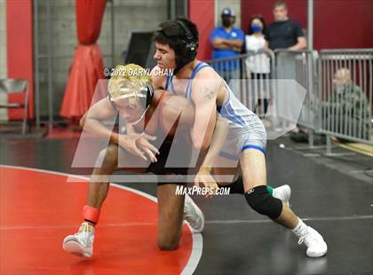 Thumbnail 3 in Alta Loma vs Patriot & Claremont (CIF Southern Section Wrestling Championships) photogallery.